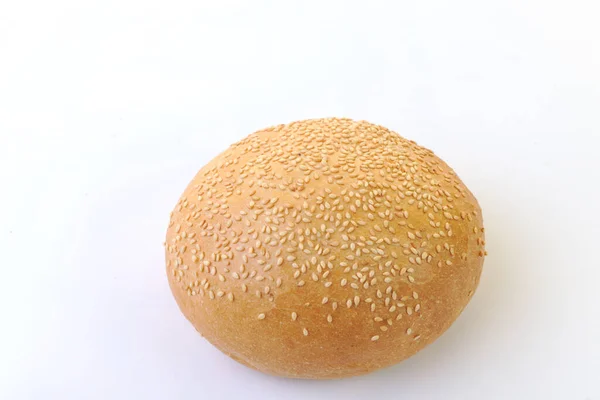 Pâine Alimente Izolate Vedere Aproape — Fotografie, imagine de stoc