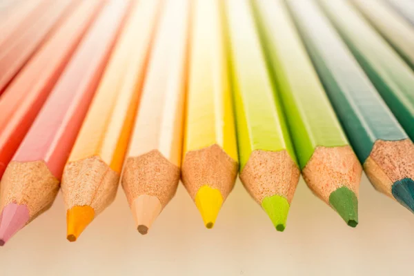 Color Pencils Close View — Stockfoto
