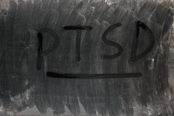 Word Ptsd Post Traumatic Stress Disorder Handritten Full Frame Background — Photo