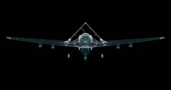 Military Predator Drone, 3d illustration