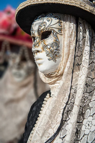 Venecia Festival Máscara Vista —  Fotos de Stock