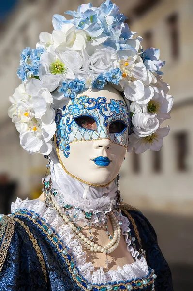 Pohled Masku Festivalu Venice — Stock fotografie