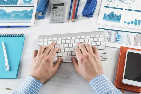 Office Work Computer — Stock Photo, Image