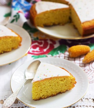 lezzetli pasta parça