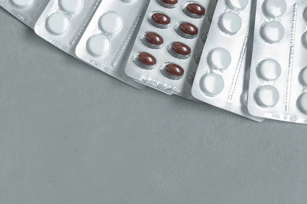 Blister Packs Full Medications — Stock Photo, Image