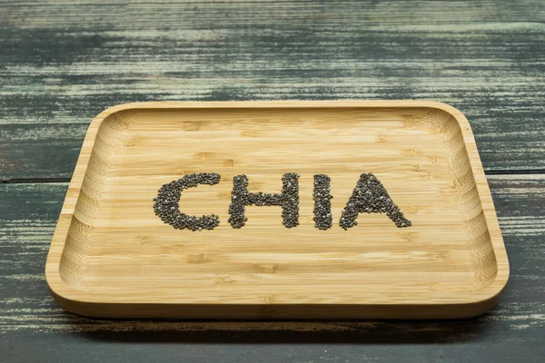 Chia Tohumları Arkaplan Görüntüsü — Stok fotoğraf