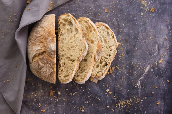 生態学的素朴なパンの背景ビュー — ストック写真