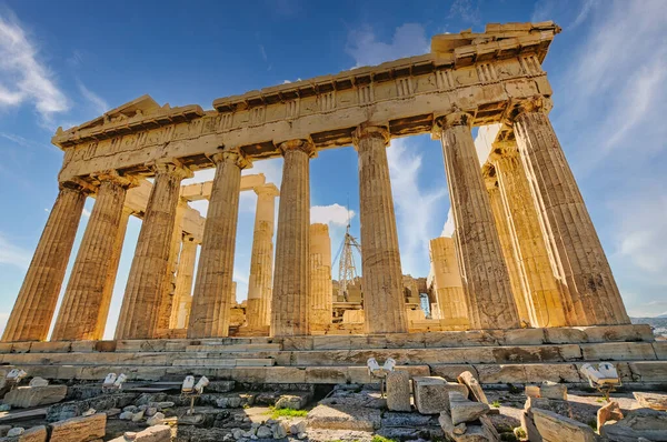 Parthenontemplet Akropolis Aten — Stockfoto