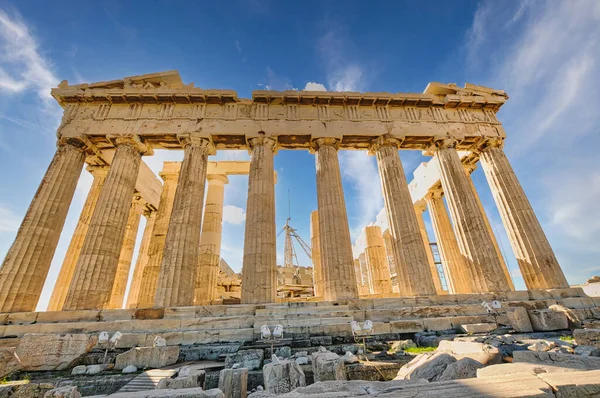 Templo Partenón Acrópolis Atenas —  Fotos de Stock