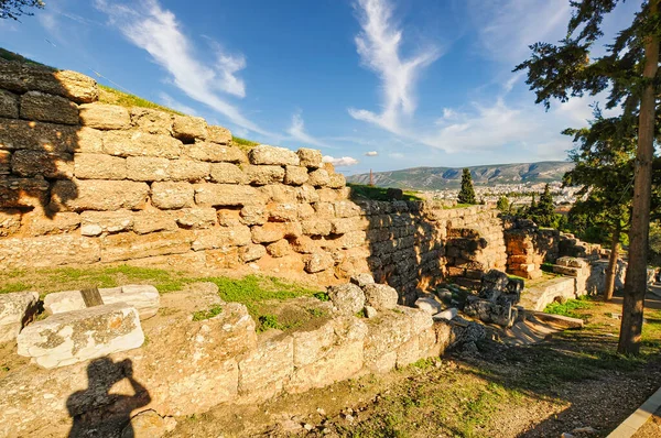 Oude Site Rond Akropolis — Stockfoto