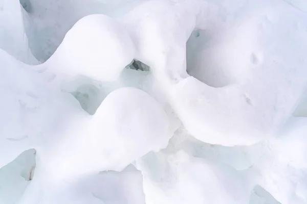 Textura Neve Fundo Inverno Abstrato — Fotografia de Stock
