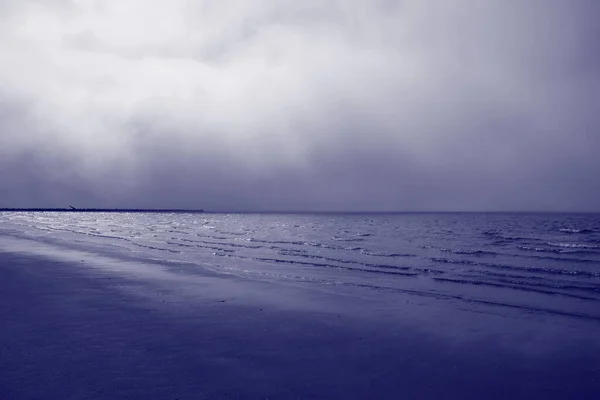 Темно Синяя Морская Текстура Классическая Синяя Водяная Острота — стоковое фото