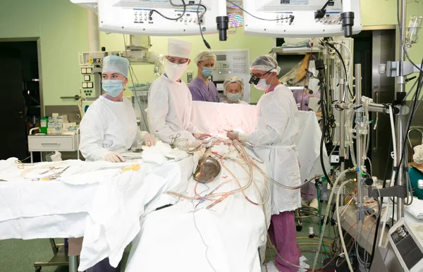 Surgical Operating Room Hospital Doctors Who Perform Surgery Man — 스톡 사진