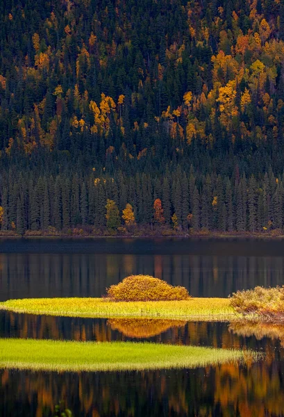 Lac Yukon Nord Canada Sur Fond Nature — Photo