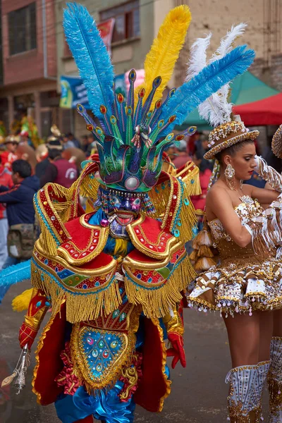 Incredibile Carnevale Strada Concetto Evento Stradale — Foto Stock