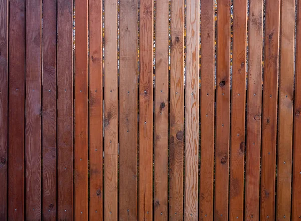 柵の上の茶色の板の質感 — ストック写真