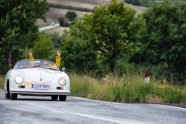 Itálie Října 2020 Porsche 356 Speedster Starém Závodním Autě Rallye — Stock fotografie