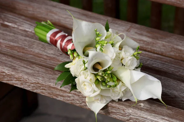 Wedding Bouquet Background Close — Stock Photo, Image