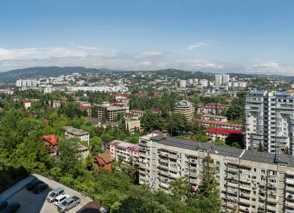 Sochi Russia May 2021 Panorama View Central District Sochi Apartment — Stock Photo, Image