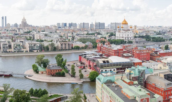 Moscow Russia Czerwca 2021 Panorama Historycznego Centrum Moskwy Katedra Chrystusa — Zdjęcie stockowe