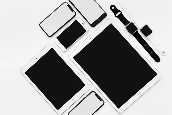 Composition Different Devices View — Stock Photo, Image
