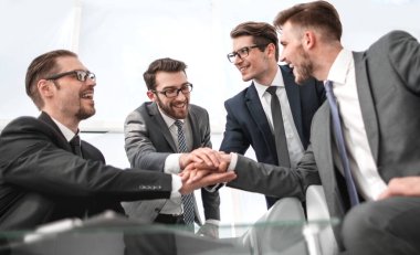 Grup birlik gösterilen başarılı iş adamları