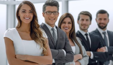 Grup başarılı iş adamları