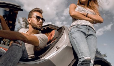 birlikte seyahat view.young çift alt.