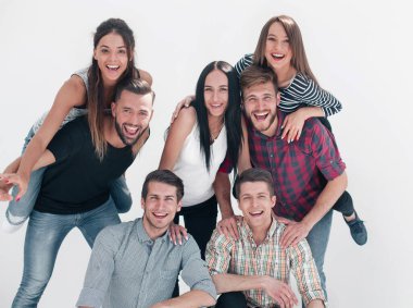 Gelecek vaat eden bir grup neşeli genç.