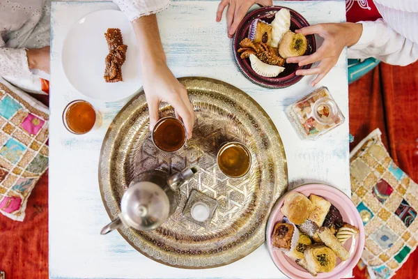 Koncepcja Ramadanu Herbatą — Zdjęcie stockowe