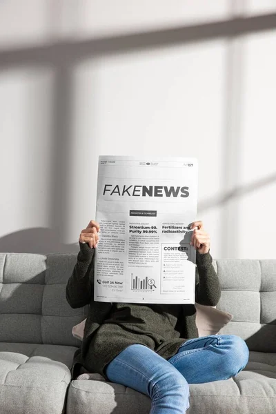 Konzept Fake News Hintergrundansicht — Stockfoto