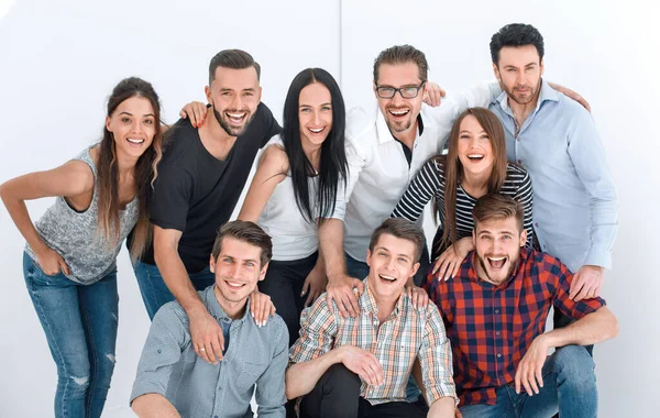 Group Promising Young People — Stock Photo, Image