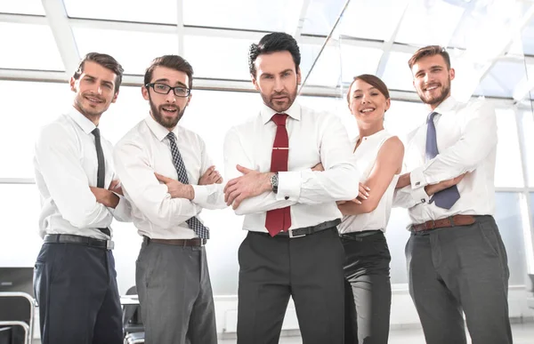 Full Growth Confident Business Team — Stock Photo, Image