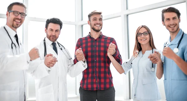 Successful Medical Team Patient — Stock Photo, Image
