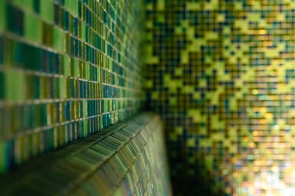 Mosaico Parede Vapor Sauna Banho Estilo Turco — Fotografia de Stock