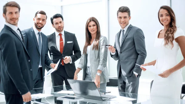 Professional Business Team Workplace — Stock Photo, Image