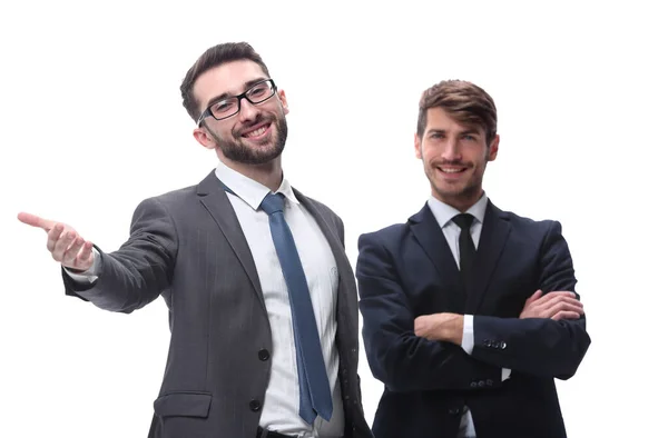 Two Businessmen Standing Together — Stock Photo, Image