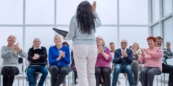 Old People Seminar Event — Stock Photo, Image