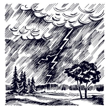 Ormandaki fırtına..