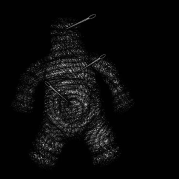 Rope Voodoo Doll Close — Stock Photo, Image
