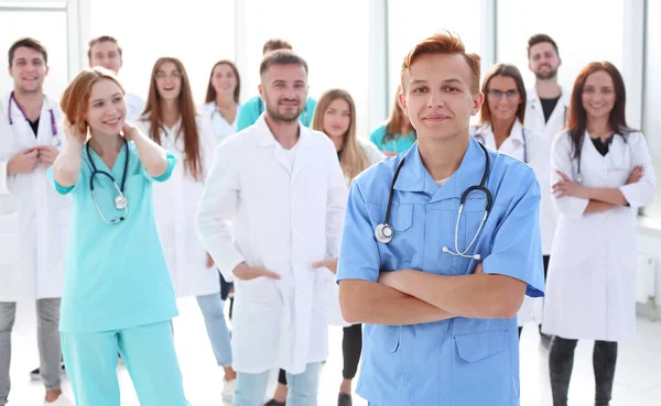 Group Young People Lined Queues — Stock Photo, Image