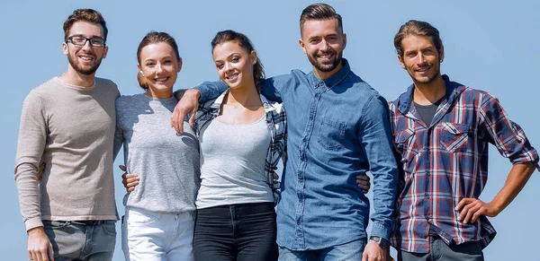 Group Portrait Confident Young People — Stock Photo, Image