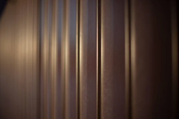 Texture Steel Fence Profile Sheet Brown Fence Details — Stock Photo, Image