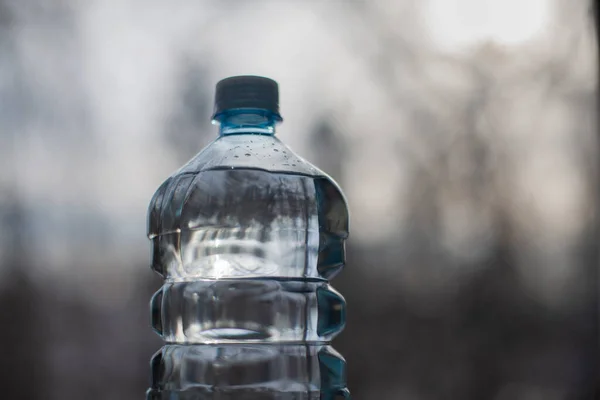 Water Bottle Clean Water Plastic Bottle Clear Liquid — Stock Photo, Image