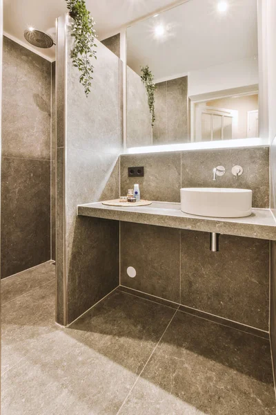 Sinks Shower Cabin — Stock Photo, Image