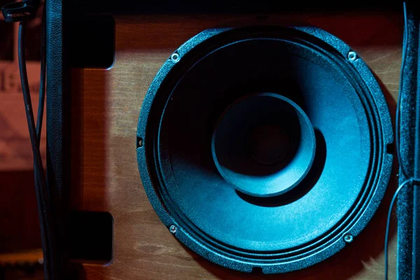 Audio Speaker Detail Close — Stockfoto