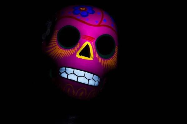 Pembe Meksikalı Kafatası — Stok fotoğraf