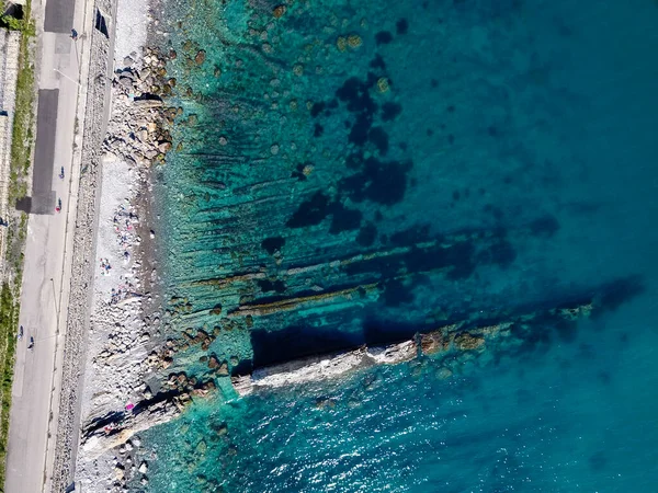 Vista Dall Alto Del Mar Mediterraneo — Foto Stock
