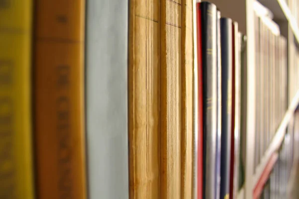 Old Books Stacked Close — Stock Photo, Image