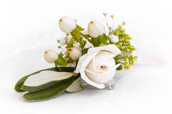 Bouquet Roses Fleurs Utilisé Pour Mariage — Photo